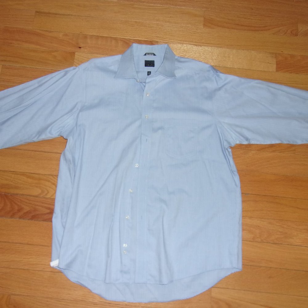 CHAPS MEN DRESS SHIRT VERY NICE GREAT